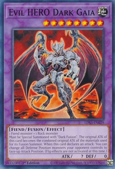 Evil HERO Dark Gaia (LDS3-EN029) Common