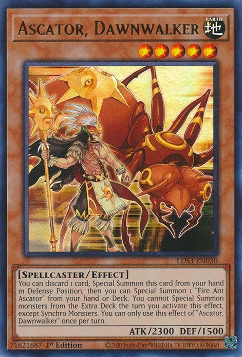 Ascator, Dawnwalker (LDS3-EN050) Ultra Rare