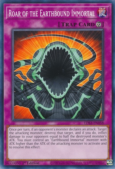Roar of the Earthbound Immortal (LDS3-EN058) Common