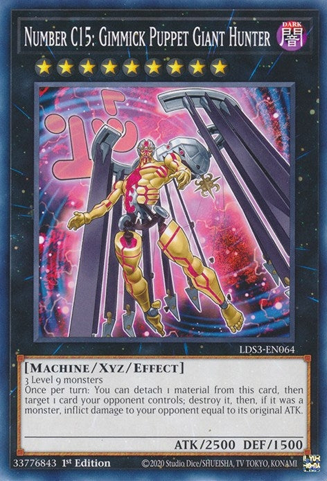 Number C15: Gimmick Puppet Giant Hunter (LDS3-EN064) Common