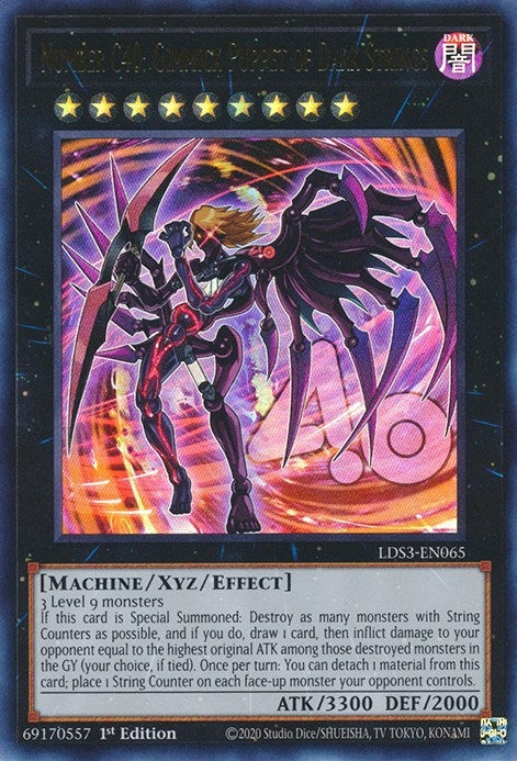 Number C40: Gimmick Puppet of Dark Strings (LDS3-EN065) Ultra Rare