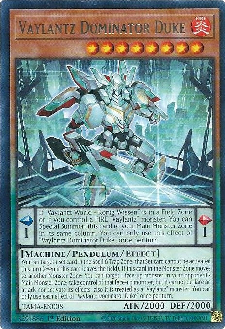 Vaylantz Dominator Duke (TAMA-EN008) Rare