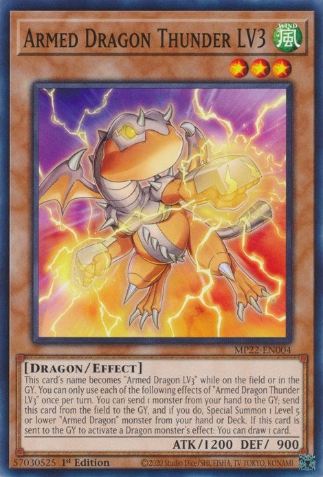 Armed Dragon Thunder LV3 (MP22-EN004)  Common