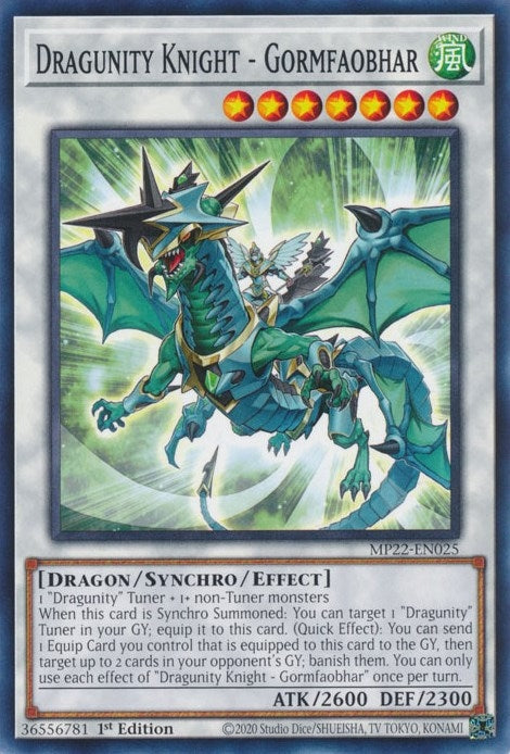 Dragunity Knight - Gormfaobhar (MP22-EN025)  Common