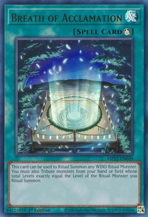 Breath of Acclamation (MP22-EN049)  Ultra Rare