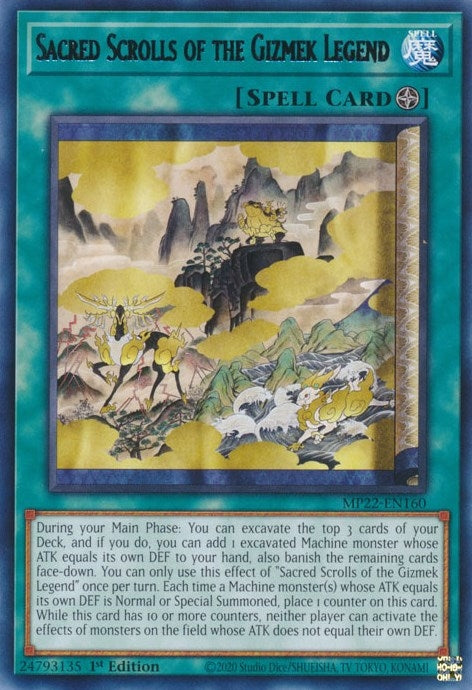 Sacred Scrolls of the Gizmek Legend (MP22-EN160)  Rare