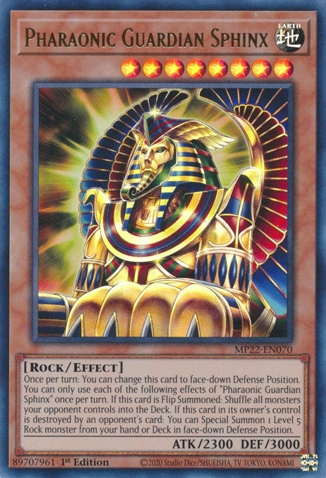 Pharaonic Guardian Sphinx (MP22-EN070)  Ultra Rare