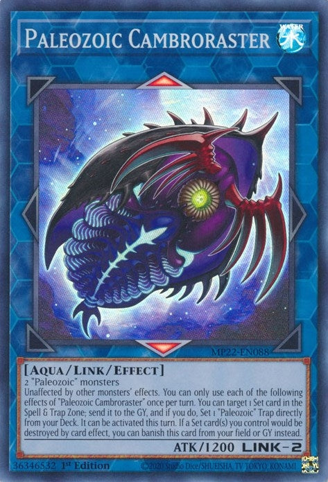 Paleozoic Cambroraster (MP22-EN088)  Super Rare