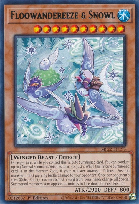 Floowandereeze & Snowl (MP22-EN193)  Rare