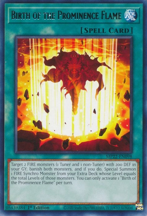Birth of the Prominence Flame (MP22-EN098)  Rare
