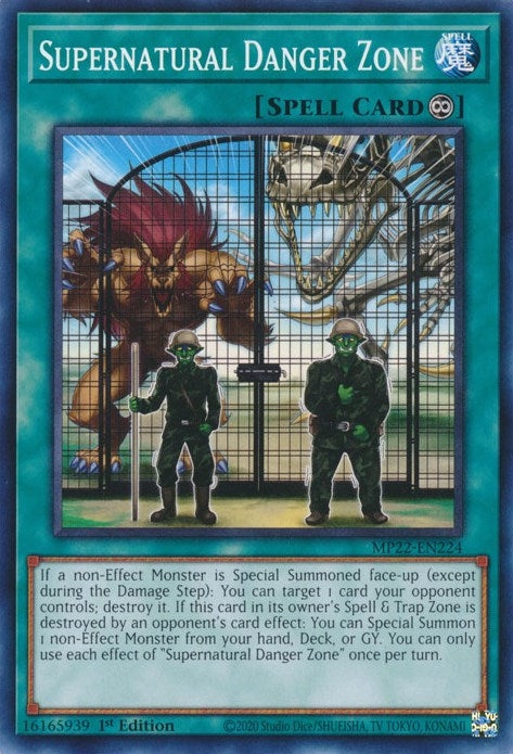 Supernatural Danger Zone (MP22-EN224)  Common
