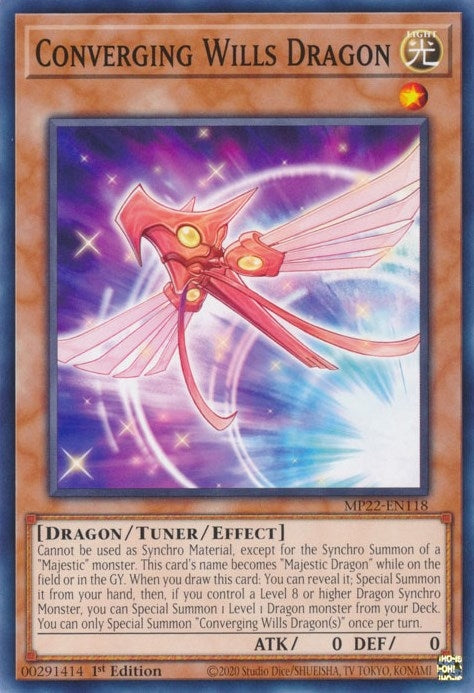 Converging Wills Dragon (MP22-EN118)  Common