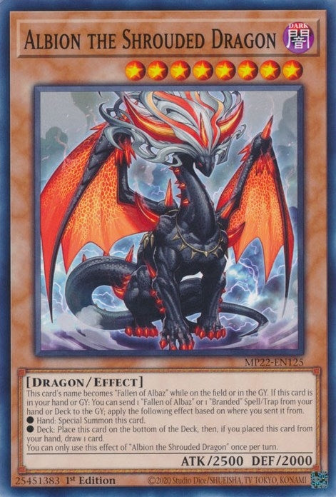 Albion the Shrouded Dragon (MP22-EN125) (1st Edition)
