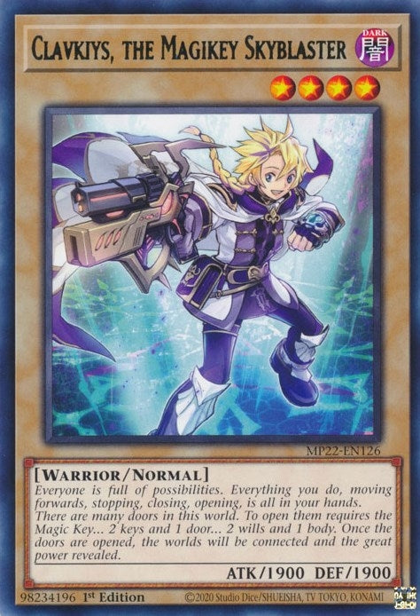 Clavkiys, the Magikey Skyblaster (MP22-EN126)  Rare