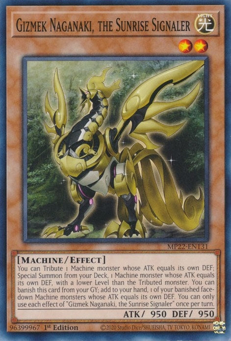 Gizmek Naganaki, the Sunrise Signaler (MP22-EN131)  Common