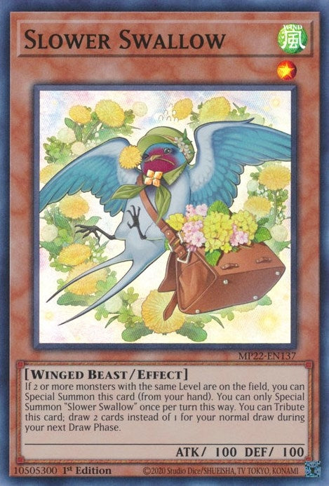 Slower Swallow (MP22-EN137)  Super Rare