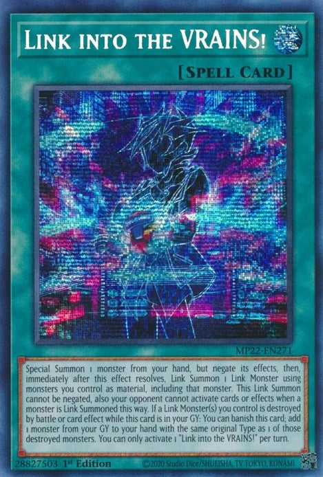 Link into the VRAINS! (MP22-EN271)  Prismatic Secret Rare