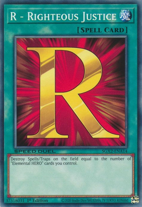 R - Righteous Justice (SGX2-ENA14)  Common