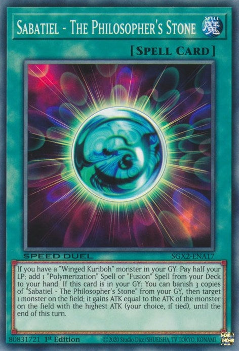 Sabatiel - The Philosopher's Stone (SGX2-ENA17)  Common