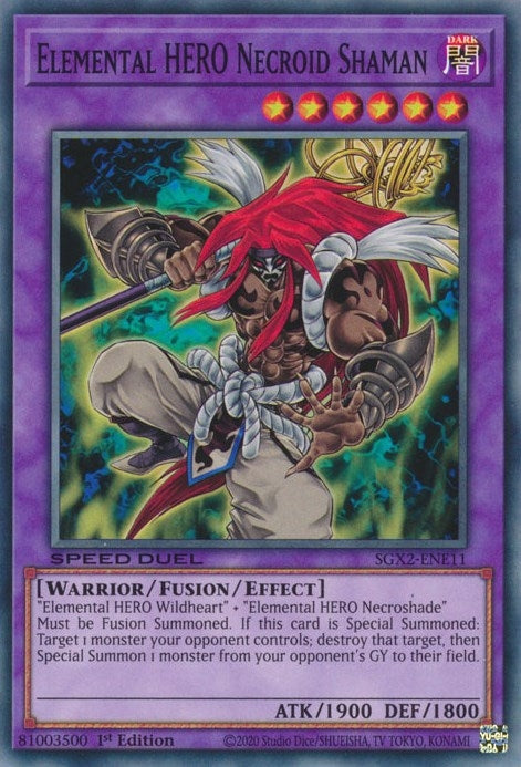 Elemental HERO Necroid Shaman (SGX2-ENE11)  Common