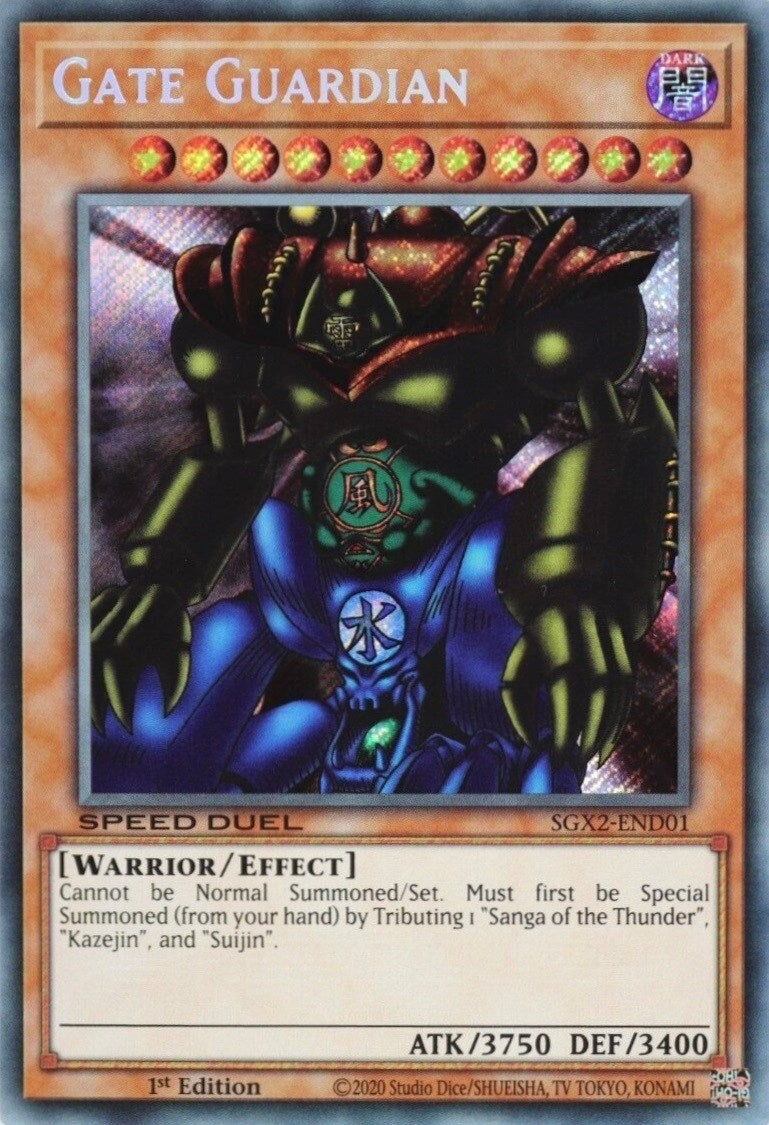 Gate Guardian  (SGX2-END01)  Secret Rare