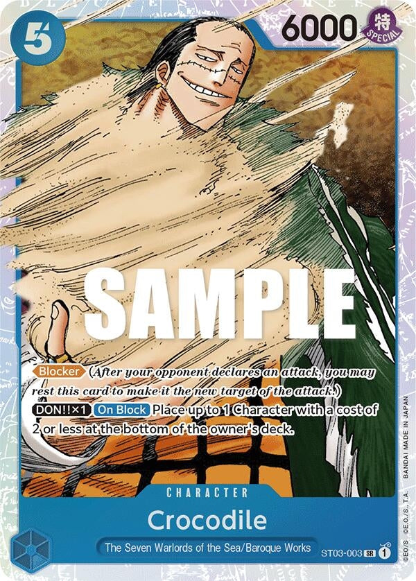 (ST03-003) Crocodile - Super Rare