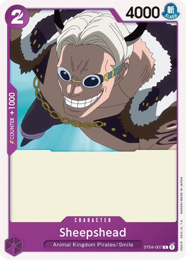 (ST04-007) Sheepshead (Super Pre-Release Edition) - Common