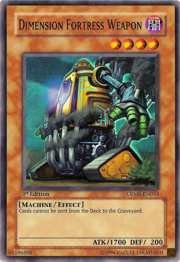 Dimension Fortress Weapon (CRMS-EN033) Super Rare