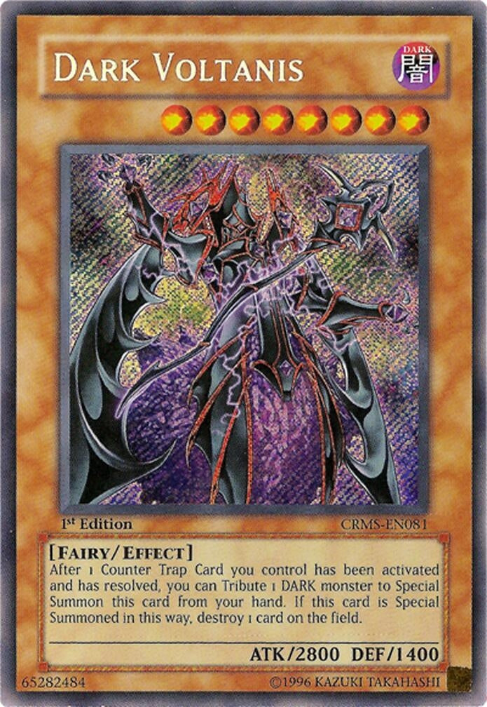 Dark Voltanis (CRMS-EN081) Secret Rare
