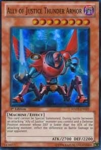 Ally of Justice Thunder Armor (HA02-EN021) Super Rare