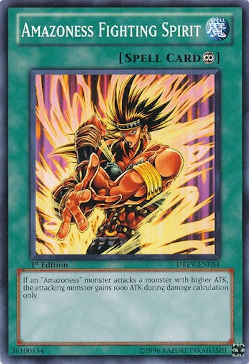 Amazoness Fighting Spirit (DREV-EN054) Common