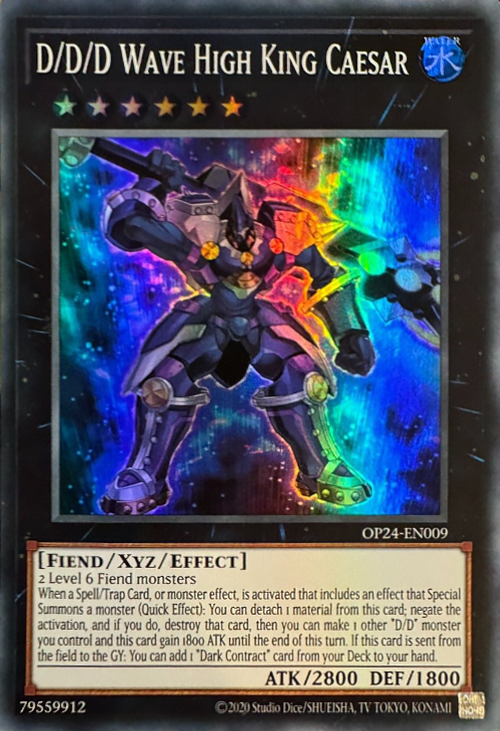 D/D/D Wave High King Caesar (OP24-EN009) Super Rare
