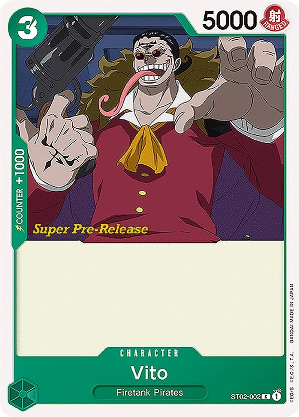 (ST02-002) Vito (Super Pre-Release Edition) - Common