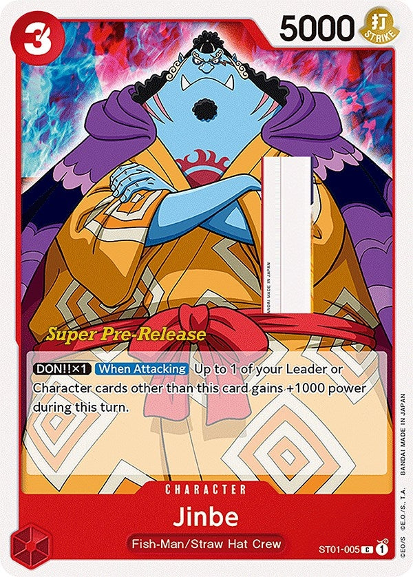 (ST01-005) Jinbe (Super Pre-Release Edition) - Common