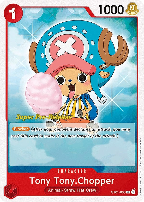 (ST01-006) Tony Tony.Chopper (Super Pre-Release Edition) - Common