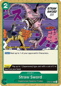 (ST02-017) Straw Sword (Super Pre-Release Edition) - Common