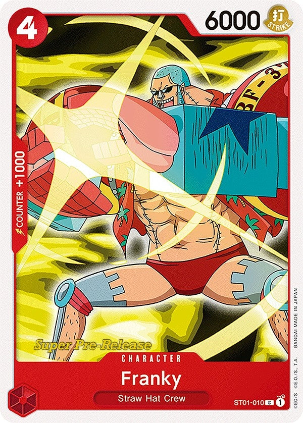 (ST01-010) Franky (Super Pre-Release Edition) - Common