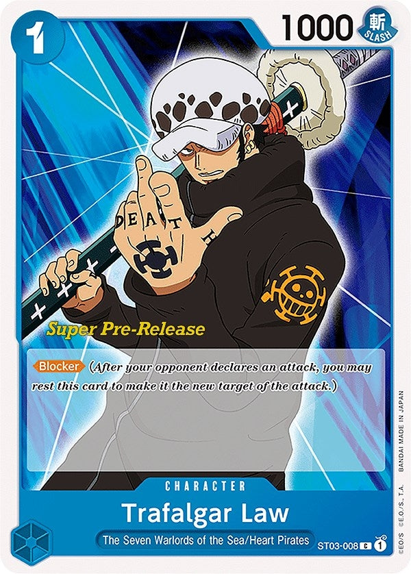 (ST03-008) Trafalgar Law (Super Pre-Release Edition) - Common
