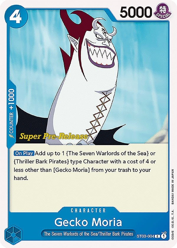 (ST03-004) Gecko Moria (Super Pre-Release Edition) - Common