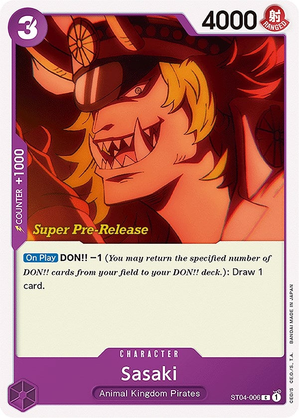 (ST04-006) Sasaki (Super Pre-Release Edition) - Common