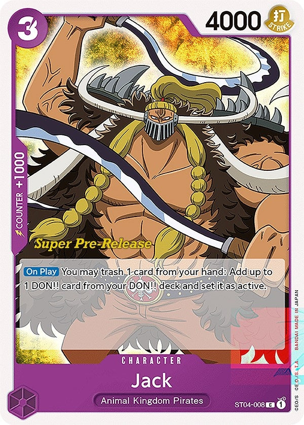 (ST04-008) Jack (Super Pre-Release Edition) - Common
