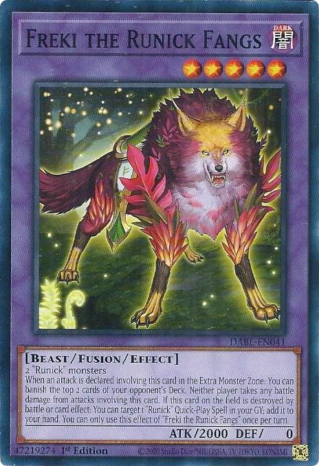 Freki the Runick Fangs (DABL-EN041)  Common