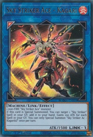 Sky Striker Ace - Kagari (MAMA-EN005)  Ultra Rare