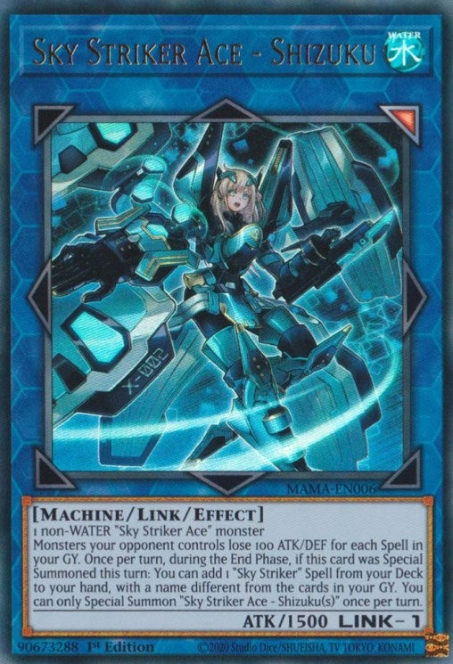 Sky Striker Ace - Shizuku (MAMA-EN006)  Ultra Rare