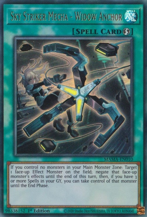 Sky Striker Mecha - Widow Anchor (MAMA-EN010)  Ultra Rare