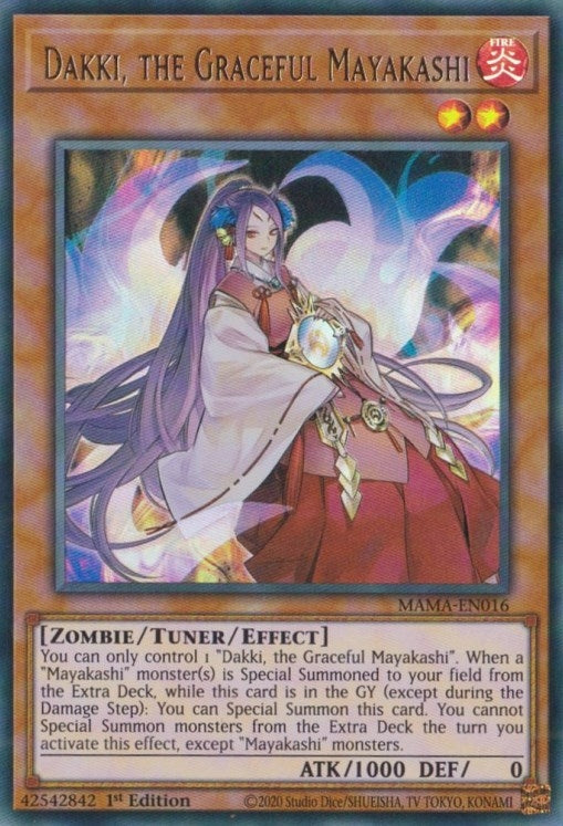 Dakki, the Graceful Mayakashi (MAMA-EN016)  Ultra Rare