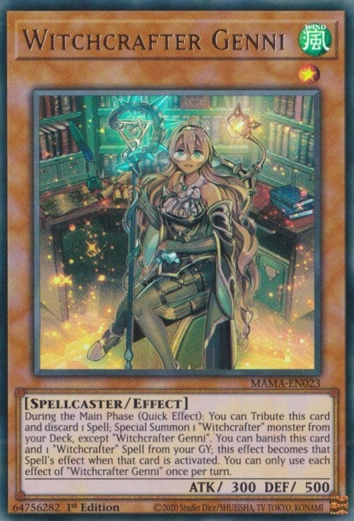 Witchcrafter Genni (MAMA-EN023)  Ultra Rare