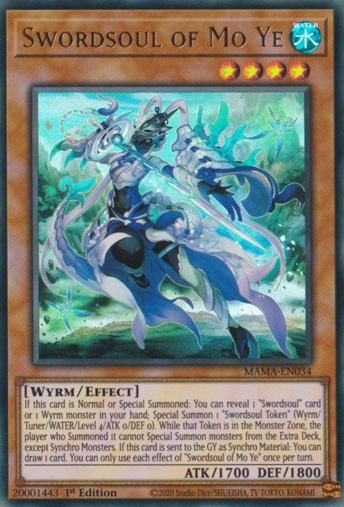 Swordsoul of Mo Ye (MAMA-EN034)  Ultra Rare