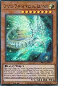 Galaxy-Eyes Afterglow Dragon (MAMA-EN057)  Ultra Rare