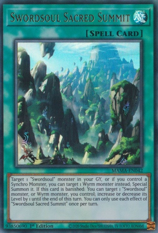 Swordsoul Sacred Summit (MAMA-EN042)  Ultra Rare